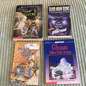 Kid Softcover Books Horror Scary *Bundle/4* Short & Shivery Wolfman Secret Ghost